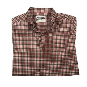 Mountain Khakis Mens Shirt Classic Fit Short Sleeve Button Up Plaid Size Small
